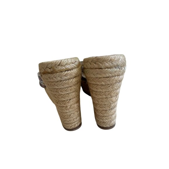 STUBBS & WOOTTON Plaid Spring Espadrille Wedges Sandals Size 40 - Picture 5 of 10